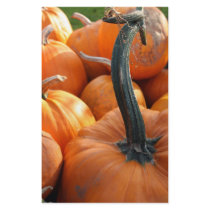 Pumpkin close-up custom stationery