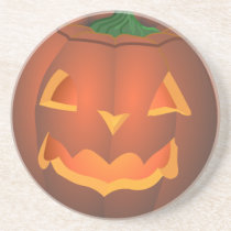 Pumpkin Coaster Fun Halloween Jack-O-Lantern Decor coasters