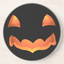 Pumpkin Coaster Fun Halloween Jack-O-Lantern Decor coasters