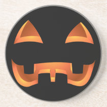 Pumpkin Coaster Fun Halloween Jack-O-Lantern Decor coasters