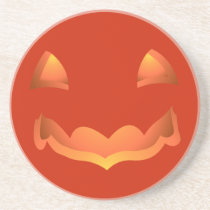 Pumpkin Coaster Fun Halloween Jack-O-Lantern Decor coasters