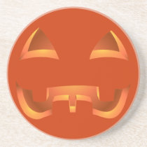 Pumpkin Coaster Fun Halloween Jack-O-Lantern Decor coasters