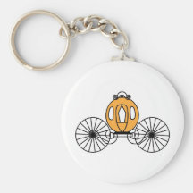 Pumpkin Colored Coach Keychain
