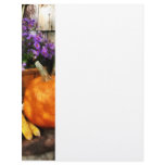 Pumpkin, Corn and Asters Letterhead
