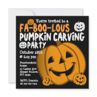 Pumpkin Craving Halloween Party Invitation