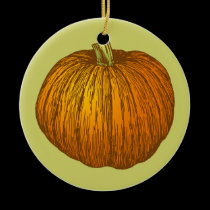Pumpkin Drawing ornaments