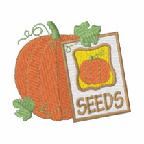 Pumpkin embroidered shirts