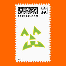 pumpkin eyes jack-o-lantern face stamps
