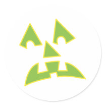 pumpkin eyes jack-o-lantern face stickers by halloweenie pumpkin eyes jack-o-lantern face stickers