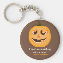 Pumpkin Face - Key Chain