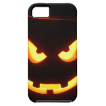 Pumpkin Face "Malvolent Grin" iPhone 5 Covers