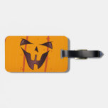Pumpkin Face Tags For Bags