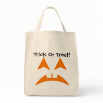 Pumpkin Faces Trick Or Treat Bag 1