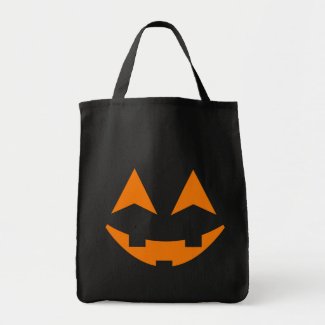 Pumpkin Faces Trick Or Treat Bag 5 no text bag