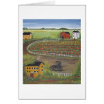 Pumpkin Fields Greeting Card