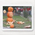 Pumpkin Fight mousepads