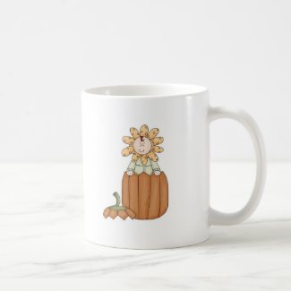 Pumpkin Flower Kid mug