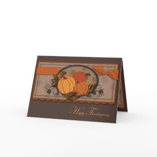 Pumpkin Garden Card card