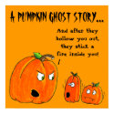 PUMPKIN GHOST STORY HALLOWEEN print by ineedapeergroup PUMPKIN GHOST STORY HALLOWEEN print