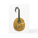 Pumpkin Guitar Greeting Card