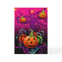 Pumpkin Halloween Card