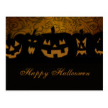 Pumpkin Halloween postcards