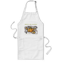 * Pumpkin Happy Halloween Apron *
