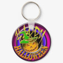 Pumpkin Happy Halloween pink keychains by mensgifts Pumpkin Happy Halloween pink keychains