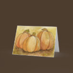 Pumpkin Harvest Card cards
