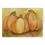 Pumpkin Harvest Card