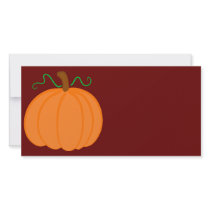 Pumpkin Harvest Custom Photo Card