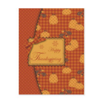 Pumpkin Harvest Postcard