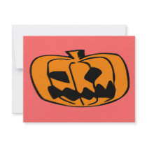 Pumpkin Head invitations by TotallyRandom Pumpkin Head invitations