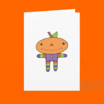 pumpkin head monster  cards