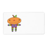 pumpkin head monster copy personalized shipping labels
