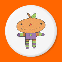 pumpkin head monster  magnets