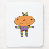 pumpkin head monster  mousepads