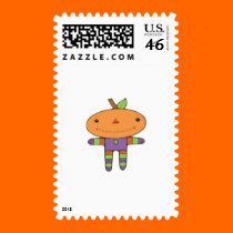 pumpkin head monster  stamps