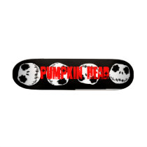 Pumpkin Head Skateboard by Runedog Pumpkin Head Skateboard