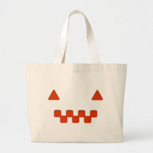 Pumpkin_Head Tote Bags