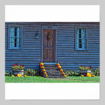 Pumpkin House Poster/Print