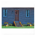 Pumpkin House Poster/Print by nedell Pumpkin House Poster/Print