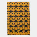 Pumpkin Jack O Lantern Halloween Kitchen Towel