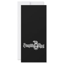 Pumpkin King B&W rack cards