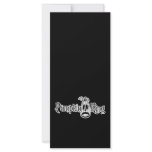 Pumpkin King B&amp;W Rack Card Template
