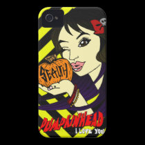 Pumpkin Kiss iPhone 4 CaseMate Case casemate cases