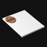 Pumpkin Lace Kaleidoscope Mandala Memo Pads