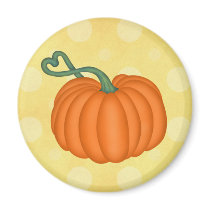 Pumpkin Love magnets by cooltees Pumpkin Love magnets