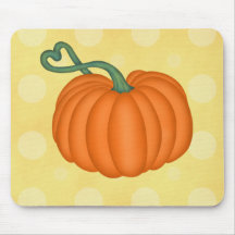 Pumpkin Love Mouse Pad