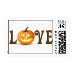 Pumpkin Love Postage Stamp